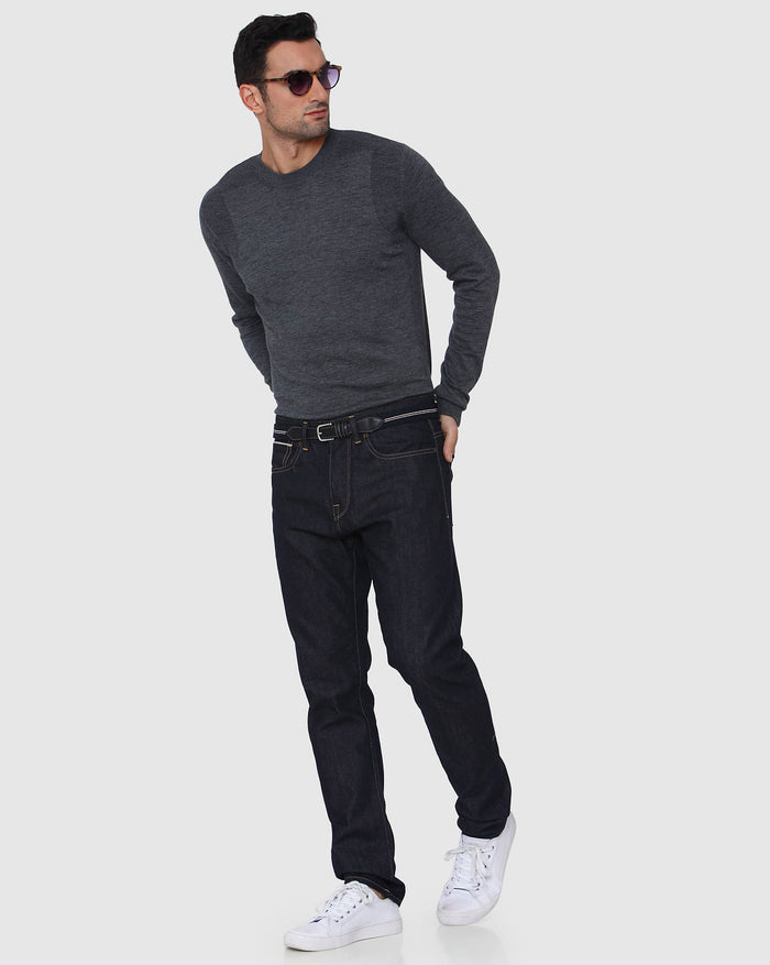 Blue Tapered Fit Jeans