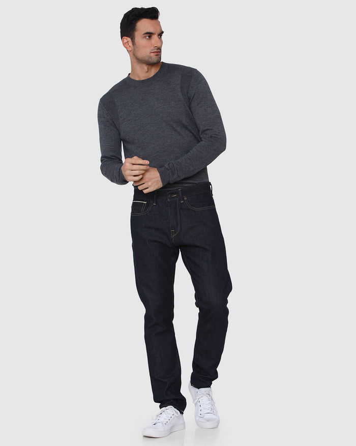 Blue Tapered Fit Jeans