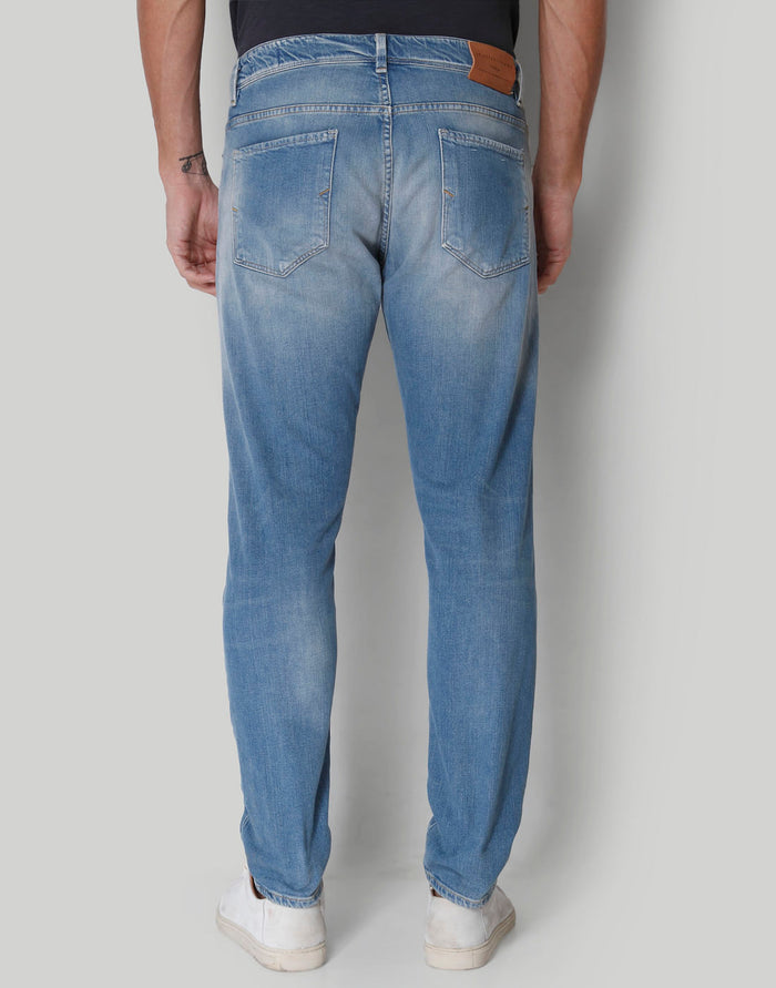 Blue Tapered Fit Jeans