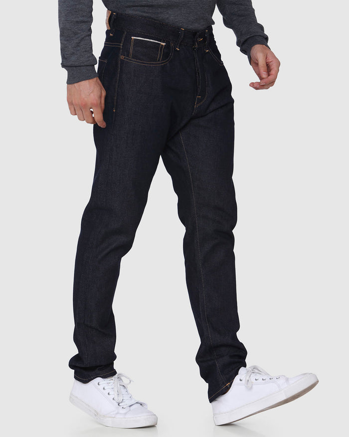 Blue Tapered Fit Jeans