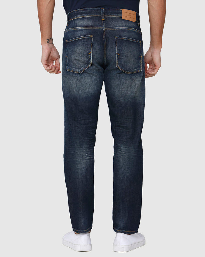 Blue Tapered Fit Jeans