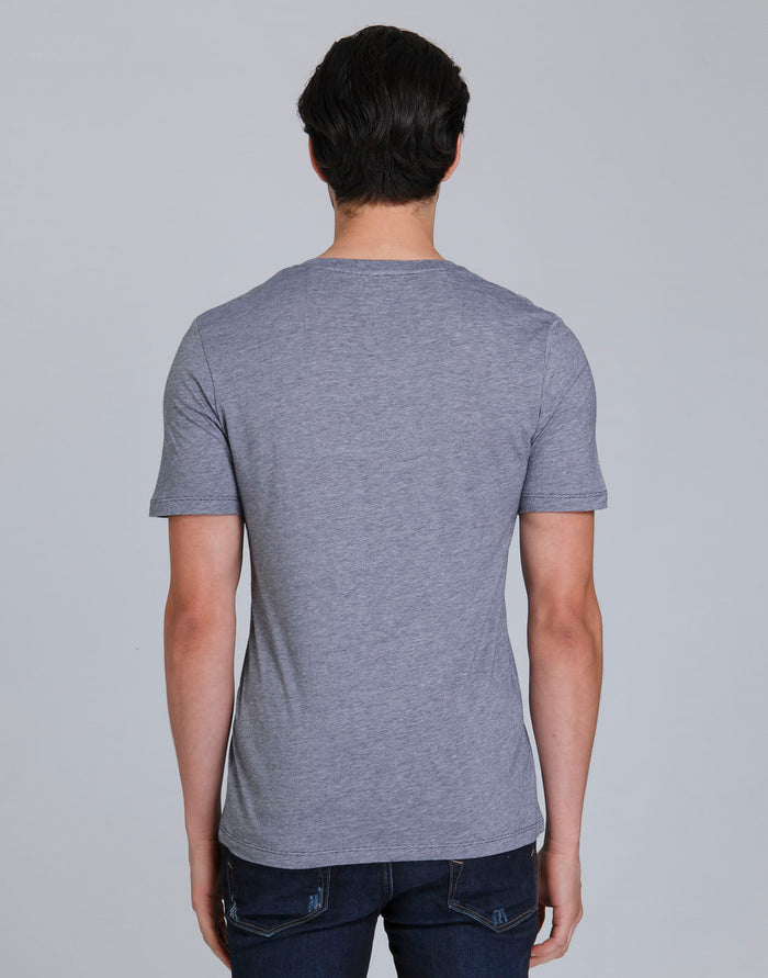 Blue V Neck T-Shirt