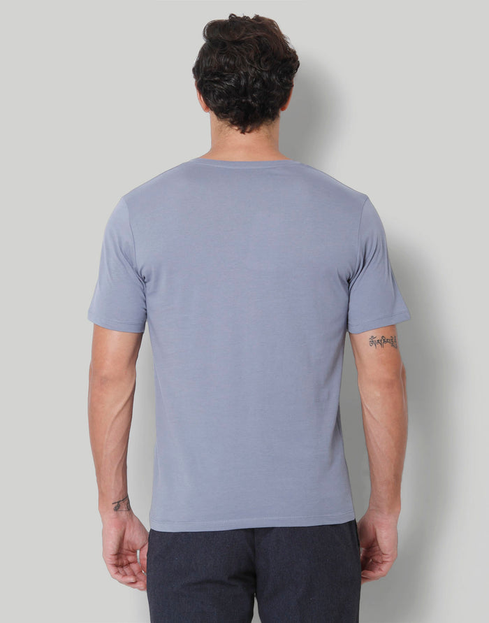 Blue V-Neck T-Shirt