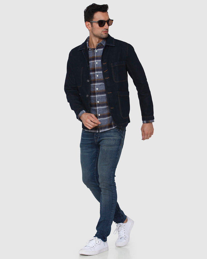 Blue Worker Jacket