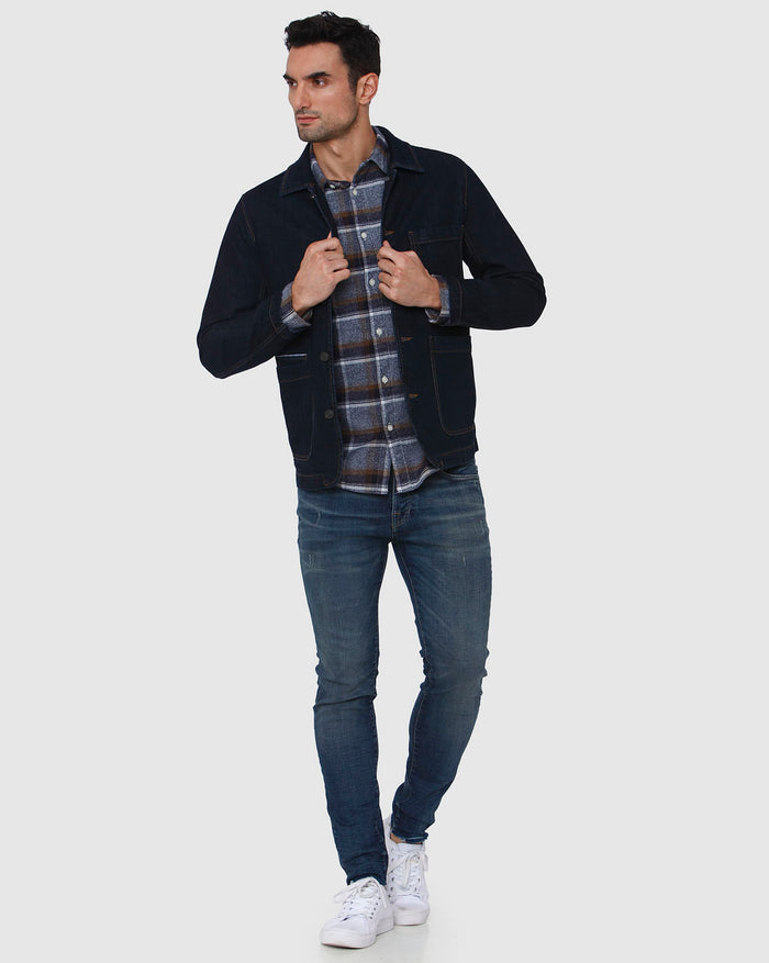 Blue Worker Jacket