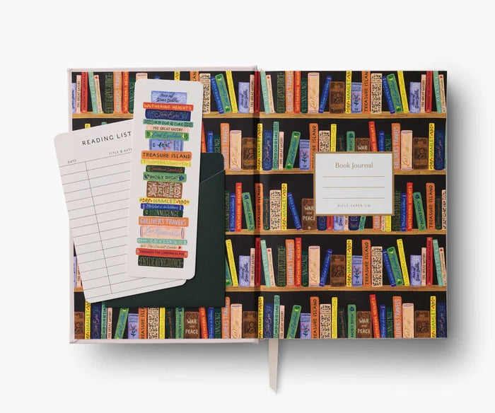 Book Club Embroidered Book Journal - The New York Public Library Shop