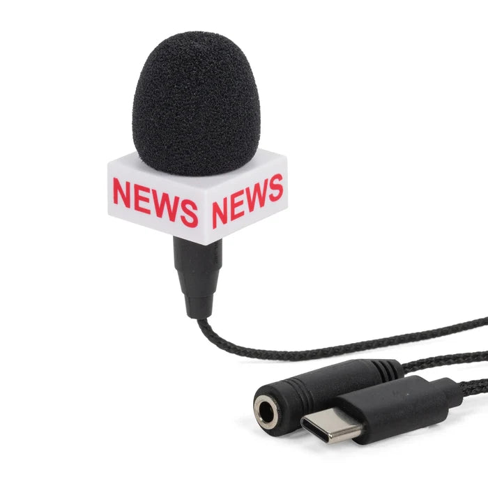 Breaking News Mini Microphone - The New York Public Library Shop