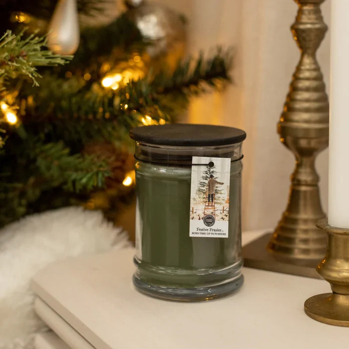 Bridgewater Festive Frasier 8oz Holiday Jar Candle