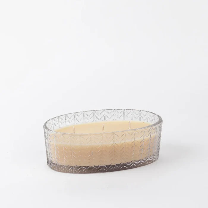 Bridgewater Sweet Grace Collection Candle #026 – 3 Wick Chevron Jar