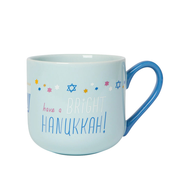 Bright Hanukkah Mug and Tea Towel Gift Set - The New York Public Library Shop