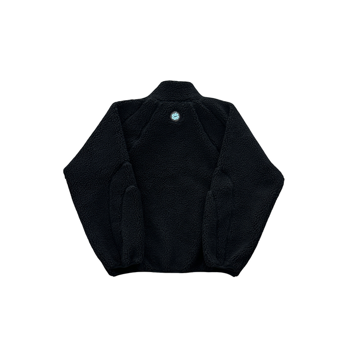 Broken Planet Sherpa Zip Hoodie Black