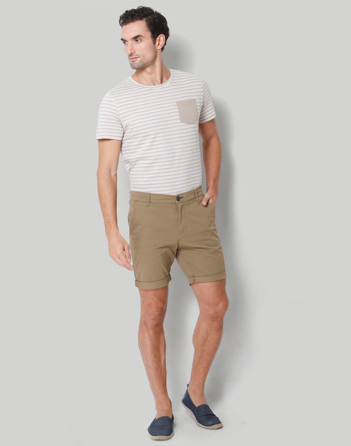 Brown Chino Shorts