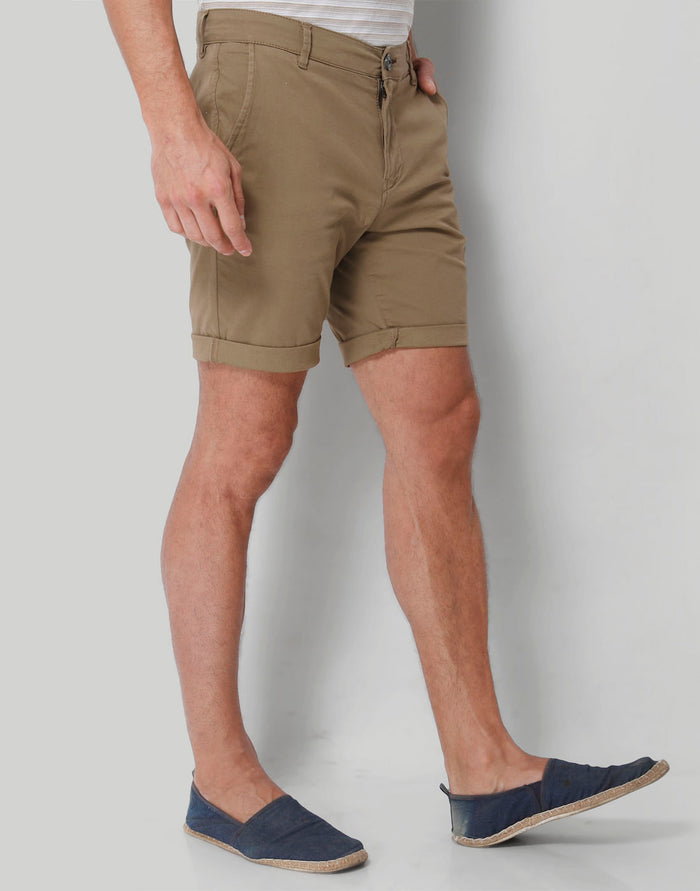 Brown Chino Shorts