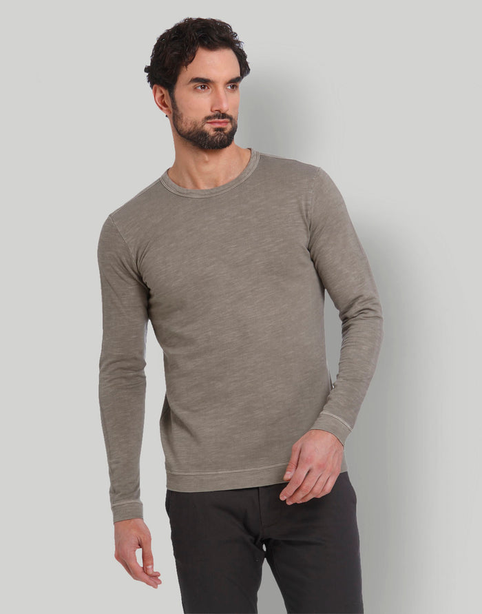 Brown Crew Neck T-Shirt