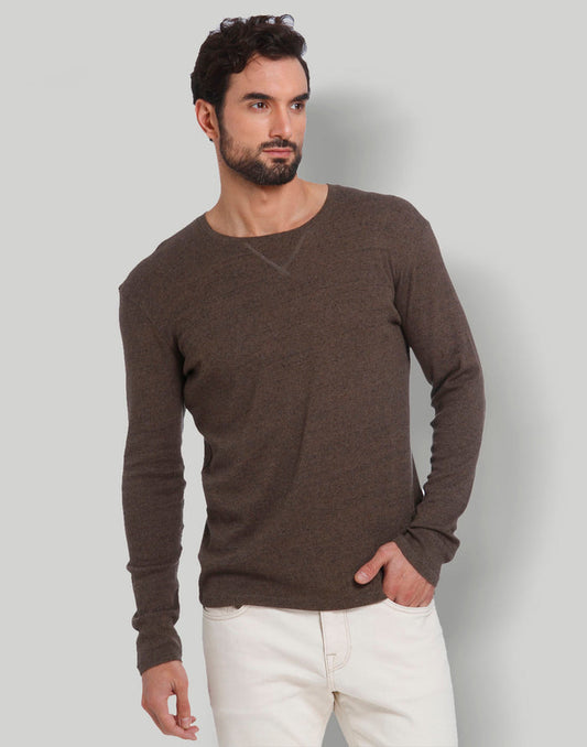Brown Crew Neck T-Shirt