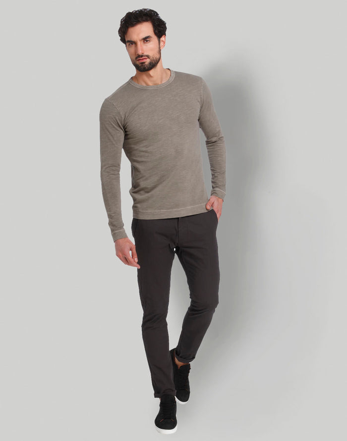 Brown Crew Neck T-Shirt