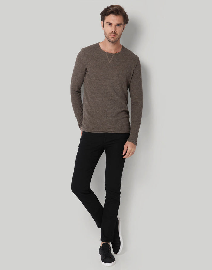 Brown Crew Neck T-Shirt
