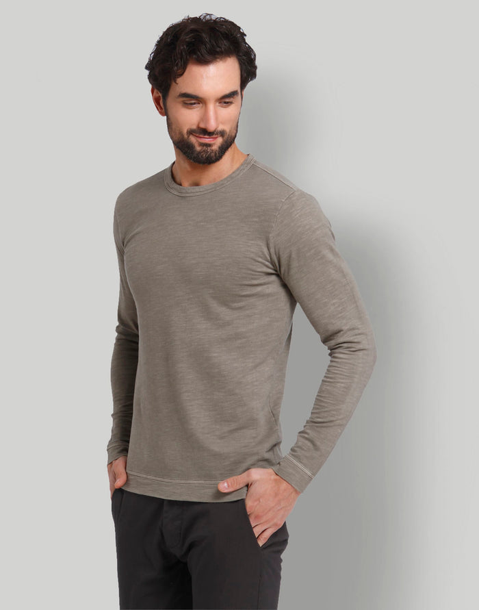 Brown Crew Neck T-Shirt