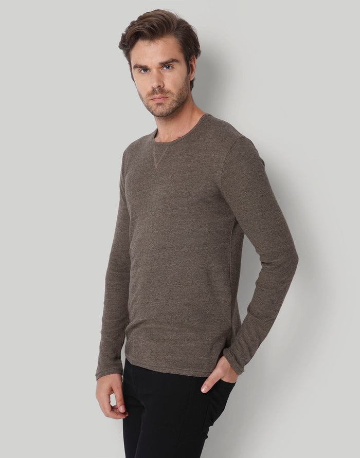 Brown Crew Neck T-Shirt