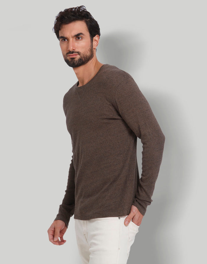 Brown Crew Neck T-Shirt