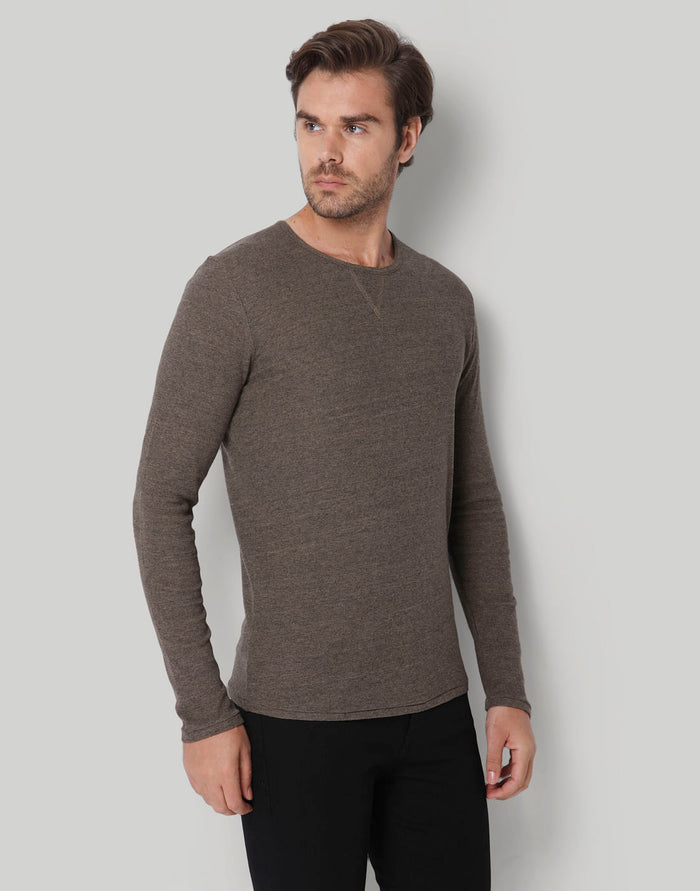 Brown Crew Neck T-Shirt
