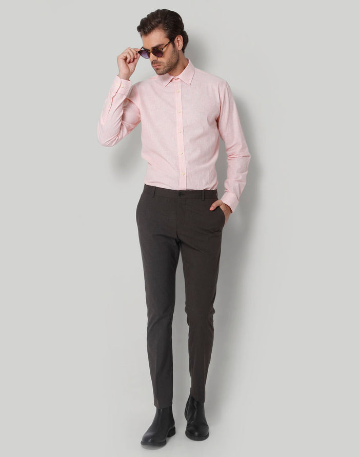 Brown Formal Trousers
