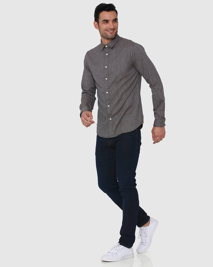 Brown Full Sleeves Shirt