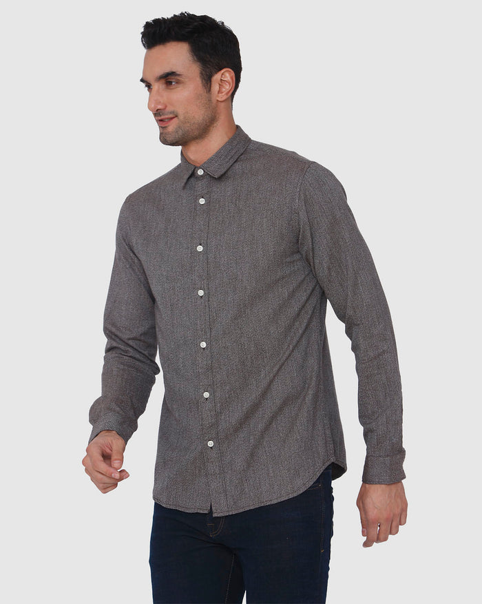 Brown Full Sleeves Shirt