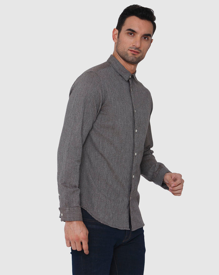 Brown Full Sleeves Shirt