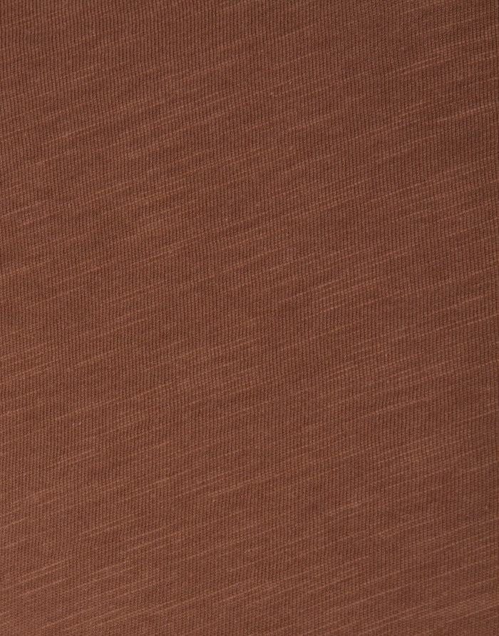 Brown Polo Neck T-Shirt