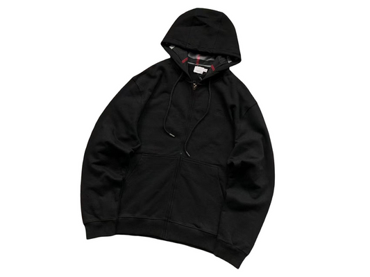 Burberry Vintage Zip Hoodie Black