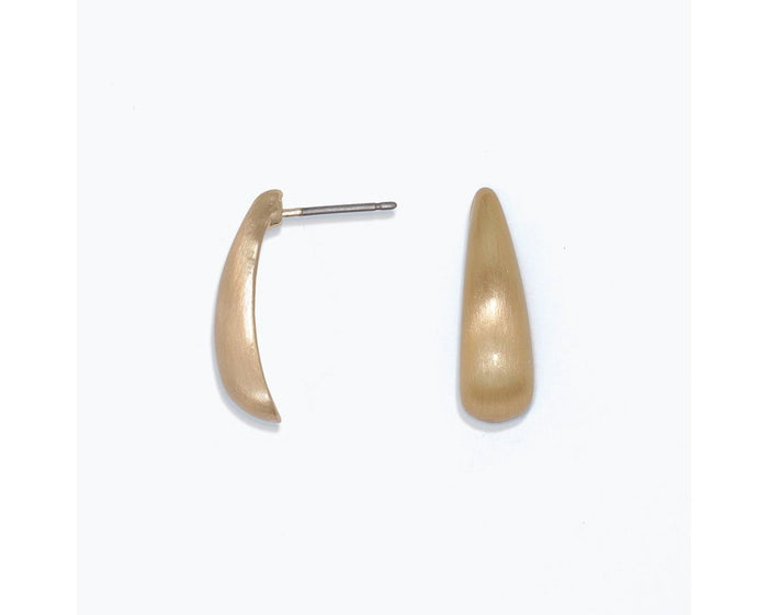Burnished Gold Drop Earrings