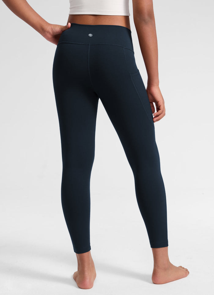 CRZ YOGA Girl's Active Sports Yoga Lounge Butterluxe Yoga Leggings True Navy