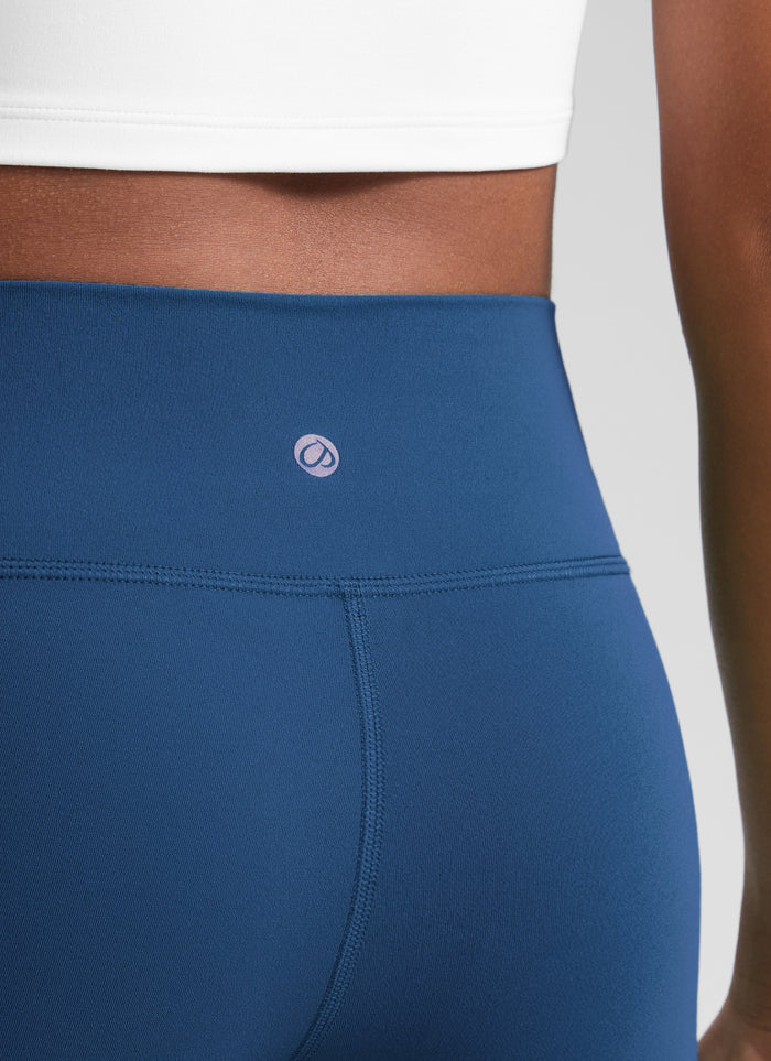 CRZ YOGA Girl's Active Sports Yoga Lounge Butterluxe Yoga Shorts 3'' French Navy
