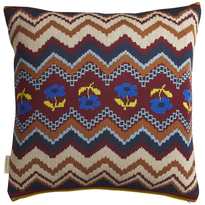 Calina Knit Cushion - Ink Feather Insert