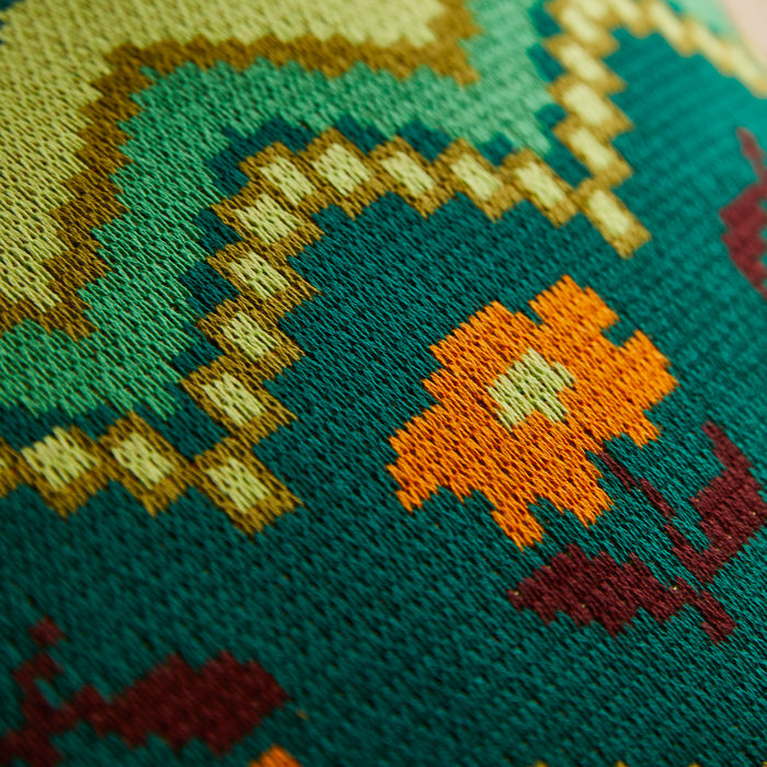 Calina Knit Cushion - Verdant Feather Insert