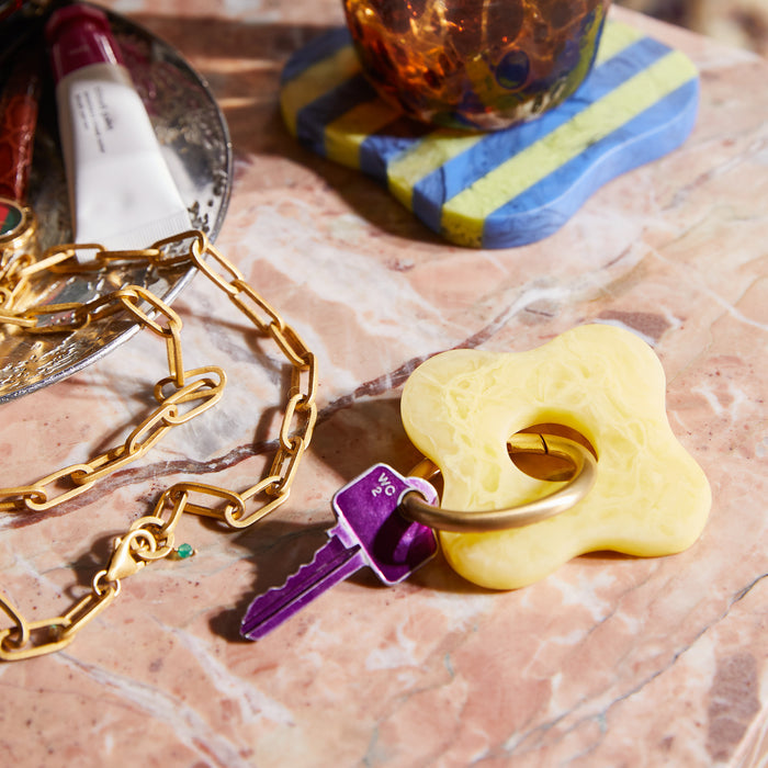 Carla Keyring - Aspen Gold