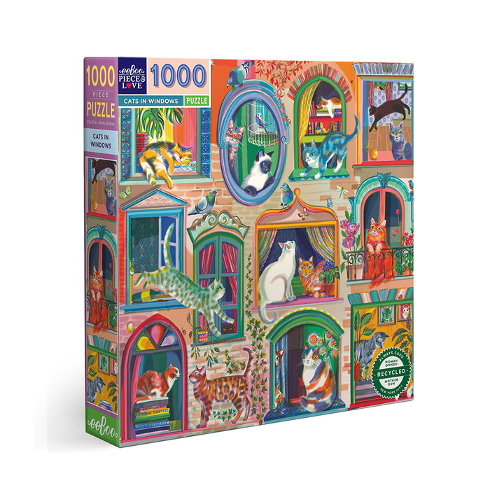 Cats in Windows Puzzle - The New York Public Library Shop