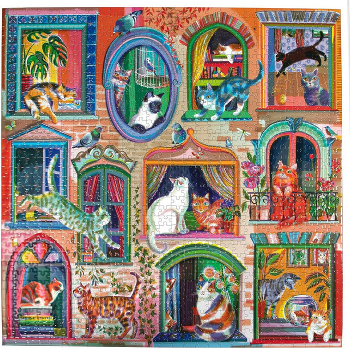Cats in Windows Puzzle - The New York Public Library Shop