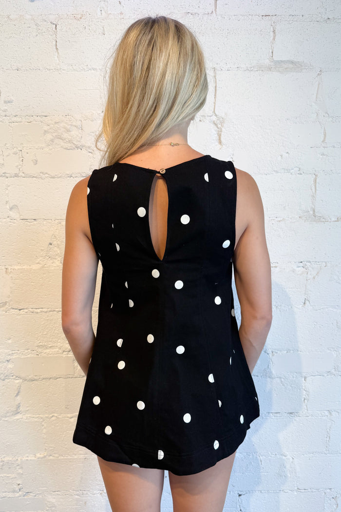 Chic Dottie Shorts Black Back, adeline dallas, dallas boutique, boutique