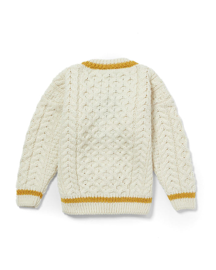 Child's Stripe Cardigan - Yellow Stripe