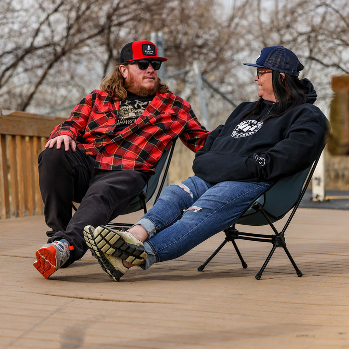 Chill Anywhere Bundle: Caddis HD Chair (x2), Adventure Sheet, Eco-tote Bag