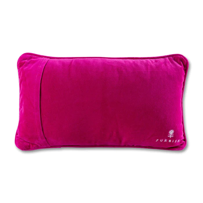 Come Sit By Me Needlepoint Pillow - The New York Public Library Shop