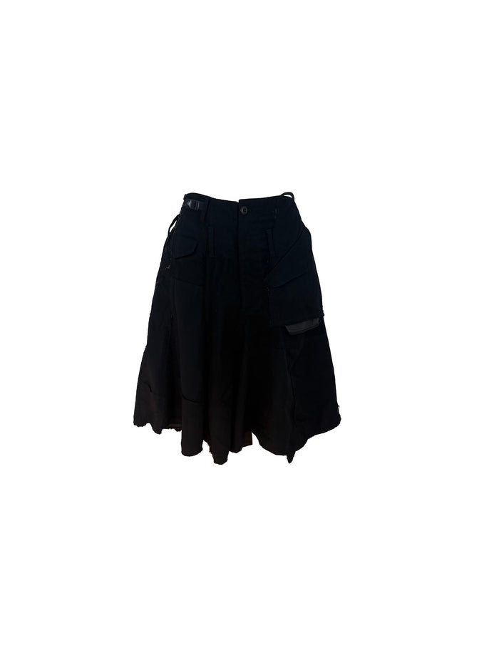 Comme Des Garcons Junya Watanabe Deconstructed Cargo Skirt