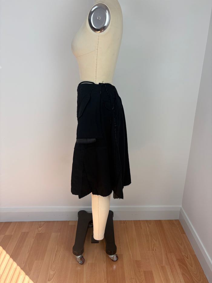Comme Des Garcons Junya Watanabe Deconstructed Cargo Skirt
