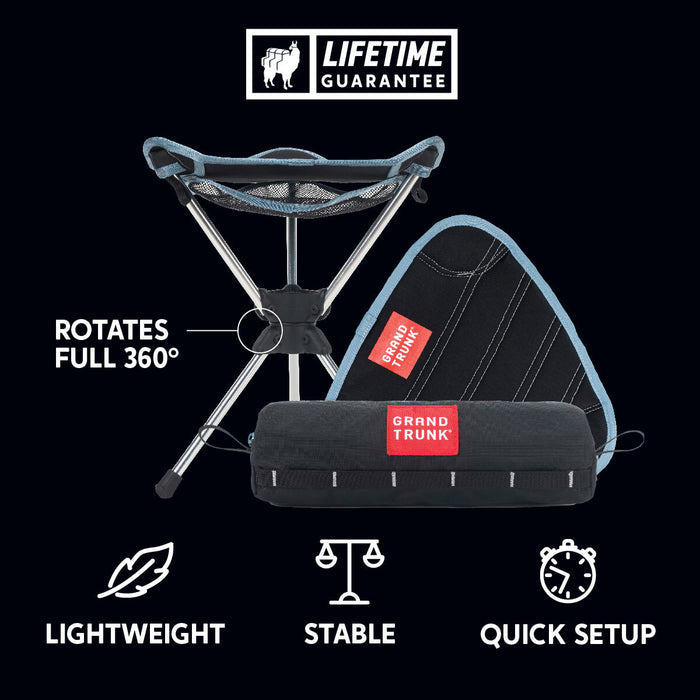 lightweight stable quick setup Compass 360° stool rotates full 360° best selling stool packable