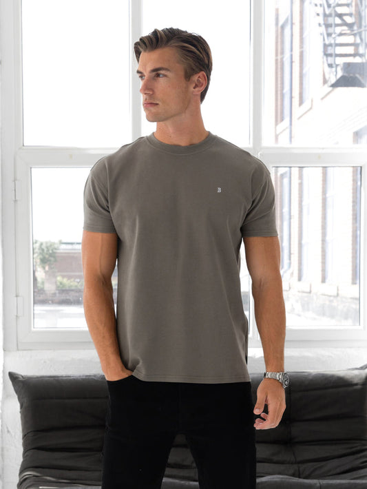 Conrad Relaxed Anchor T-Shirt - Safari Green