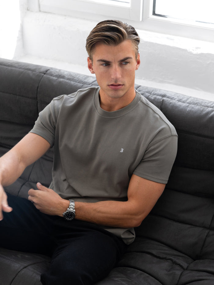 Conrad Relaxed Anchor T-Shirt - Safari Green