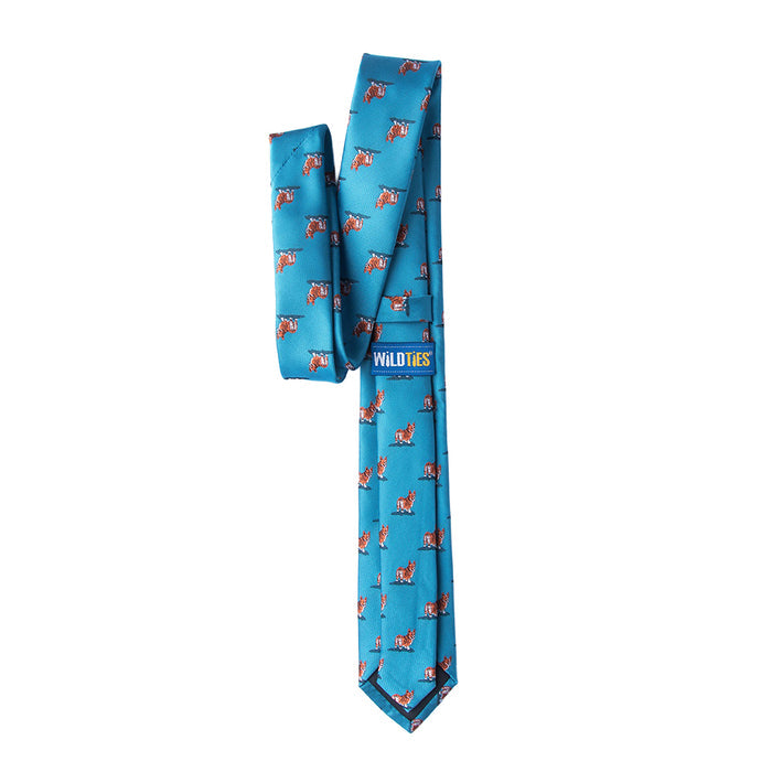 Corgi Dogs Skinny Tie - The New York Public Library Shop