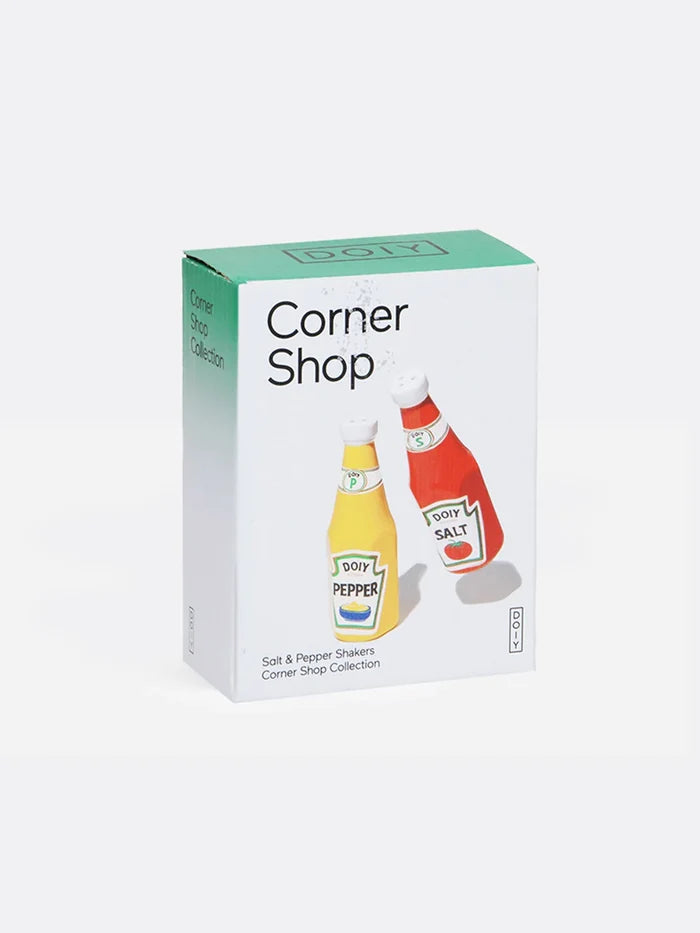 Corner Shop Salt & Pepper Shakers